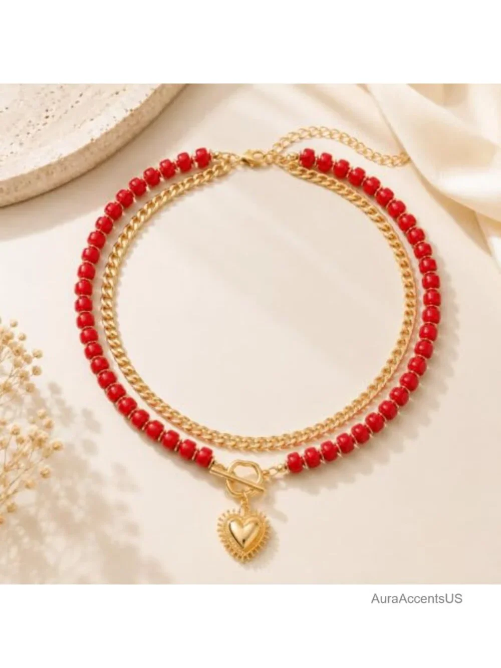 N/A layered necklaces